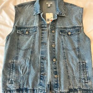 Blue Denim Vest